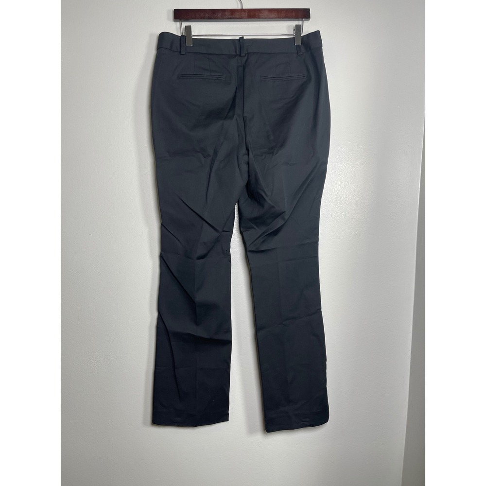 TALBOTS Freeport Straight Leg Dress Pants Black Size 12 NEW Career Minimalist - Picture 6 of 10